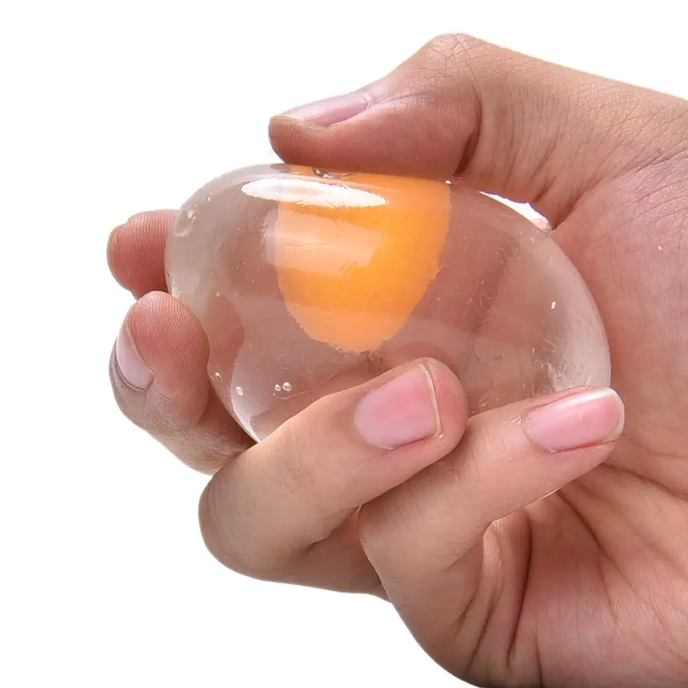 

1 PCS Novelty Fun Splat Egg Venting Ball Squeeze Stress Reliever Venting Ball Toy Hand Grips Muscle Power Training