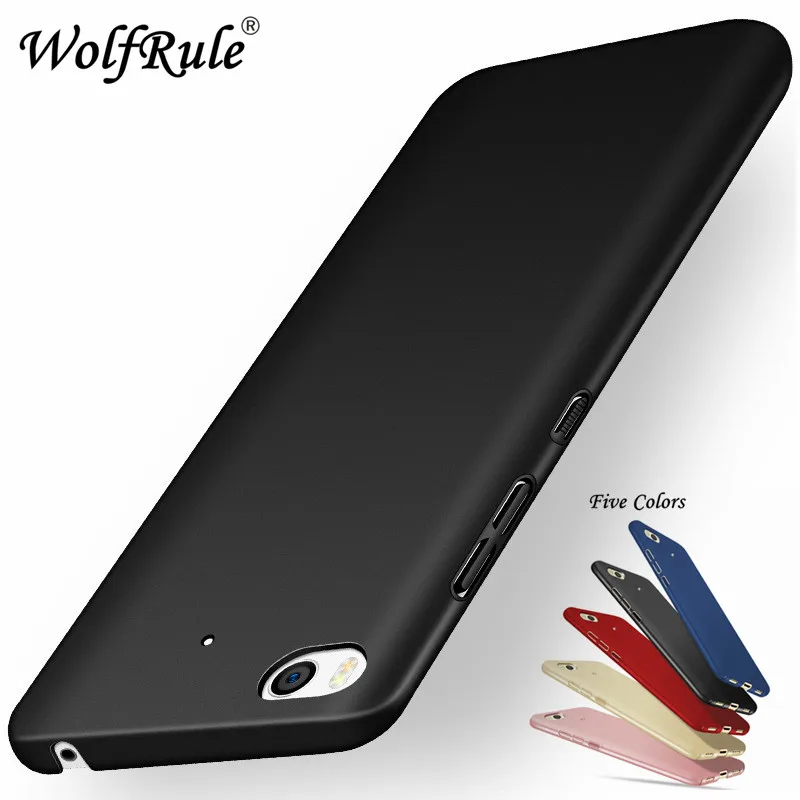 

WolfRule Phone Case Xiaomi Mi5s Cover Ultra-thin Smooth Back Protection Plastic Case For Xiaomi Mi5s Case Mi 5s Funda 5.15"<
