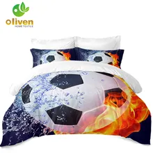 3D Football Bedding Set Fire Water Soccer Print Duvet Cover Set Kids Teens Bedding Twin King Queen Pillowcase Home Decor D25 3D Football Bedding Set Fire Water Soccer Print Duvet Cover Set Kids Teens Bedding Twin King Queen Pillowcase Home Decor D25