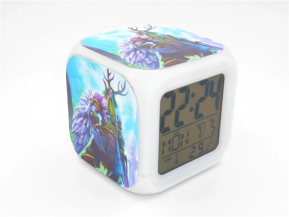 Druid Malfurion Stormrage Led Alarm Clock 3