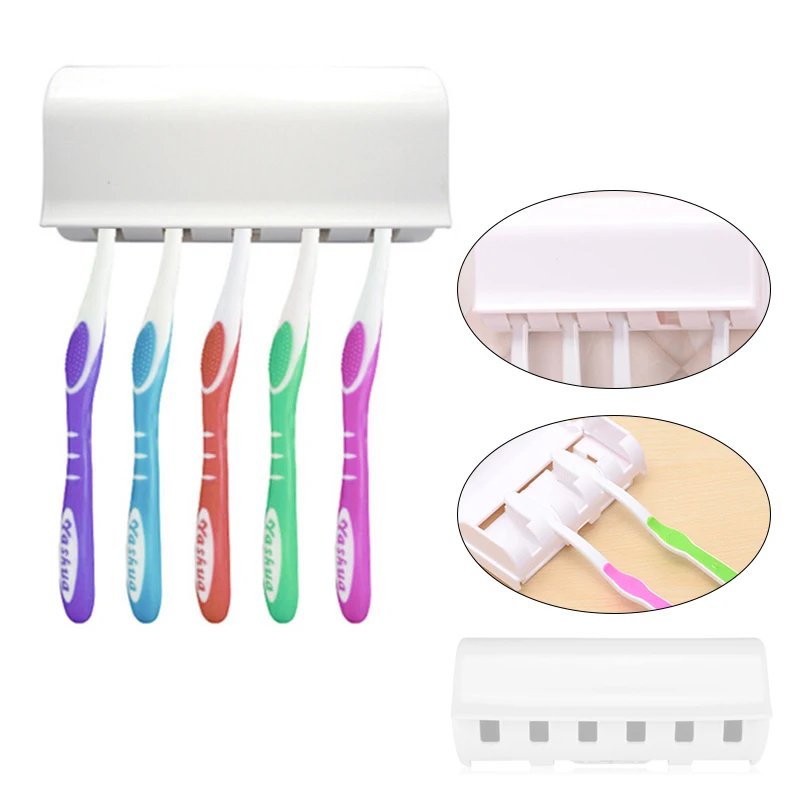Bathroom Toothbrush Holder Bathroom Accessories Toothbrush Case Salle De Bain Banheiro Wall Mount Hang Stand Rack Drop shipping