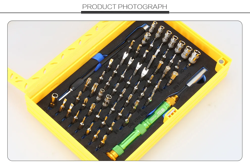 BSTmagnetic bit driver kit 63 в 1 Профессиональный ремонтный набор инструментов многофункциональный прецизионный Набор отверток для iPhone, Mac, ноутбука