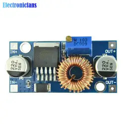 5 шт. 5A DC-DC Шаг вниз Регулируемый питание светодио дный светодиодный литиевая зарядное устройство доска