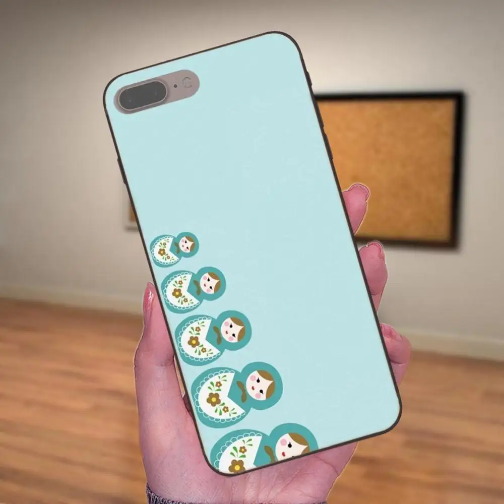 Мягкий чехол из ТПУ с милым рисунком русские куклы для Huawei Y3 Y5 II Y6 Y7 Y9 nova 2 Plus 2S 3i 4 4e