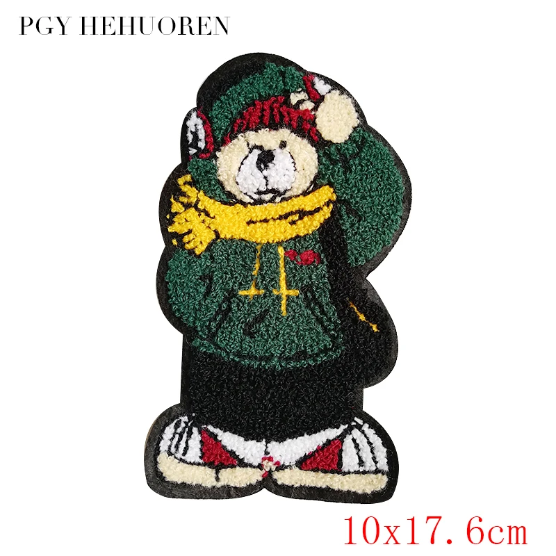 PGY Детский свитер украшение пришить милый плюшевый медведь творческие заплатки DIY пуховик джинсовая одежда плечо клип простой