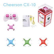 CX 10 Mini Pocket Drone 2.4GHz 4CH RC Drone Remote Control Quadcopter Helicopter Mini Drone cx10 With LED Light