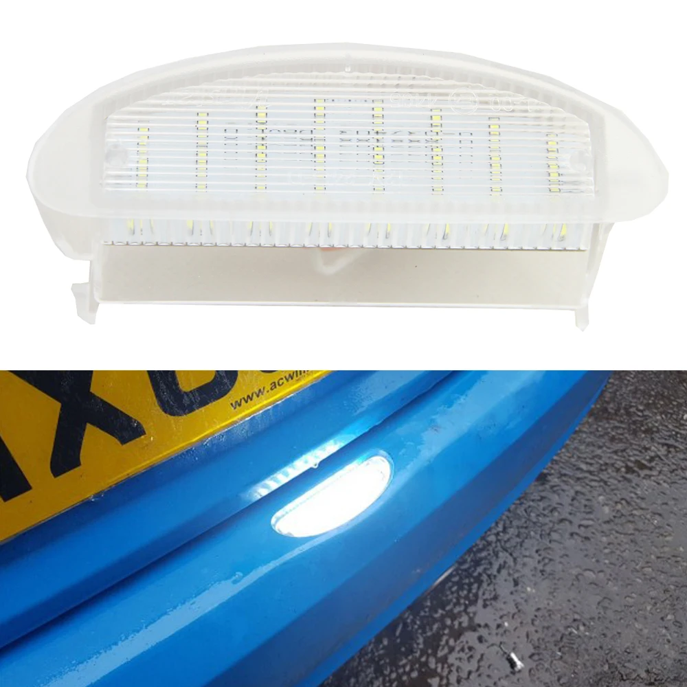 

1x 12V White LED Number License Plate Light For Renault Twingo I (1993-2007) Clio MK2 (1998-2006)