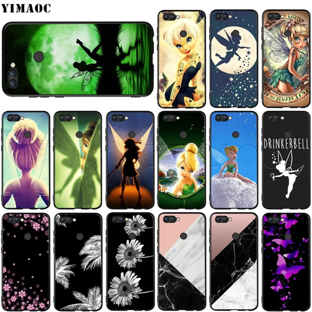 

YIMAOC Tinker Bell Tinkerbell Case for Huawei Mate 10 P8 P9 P10 P20 P30 P Smart Lite Pro Mini 2017