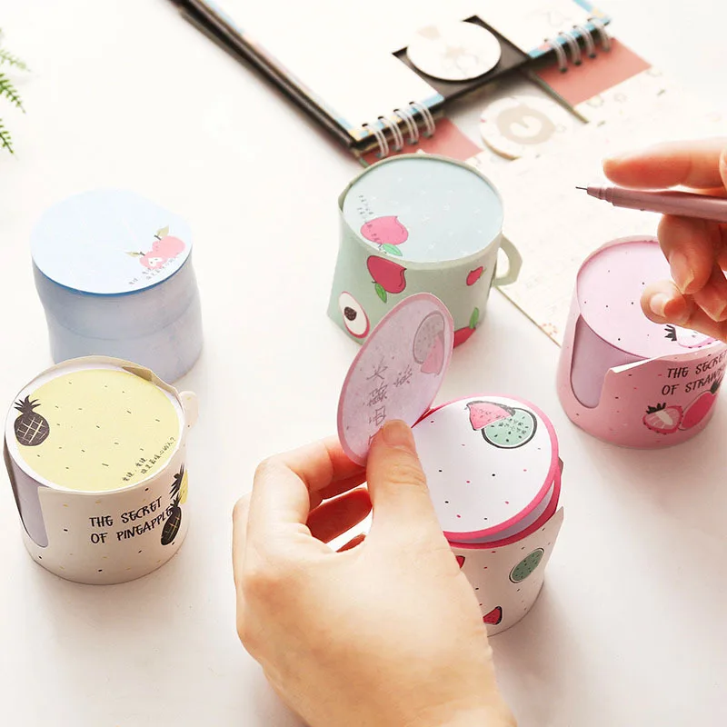 

Creative Cup Memo Pad Fashion Stickers Kawaii Cute Stationery Papeleria Sticky Notes Portable Note Sticker Four Kinds Cheap