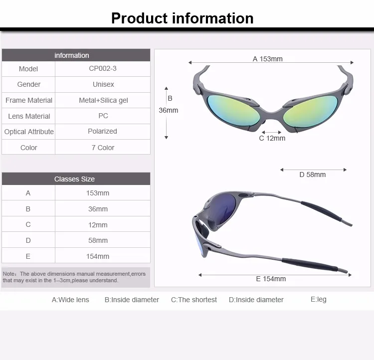 Sunglasses Men Polarized Cycling Glasses Alloy Frame Sport Riding Eyewear oculos de ciclismo gafas CP002-3