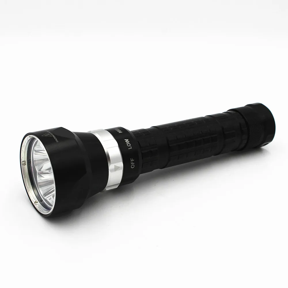 

4800LM 4 * XM-L2 LED Diving Flashlight 3 Modes Scuba Light Torch Underwater 100M Power by 3.7V 18650 or 26650 Battery