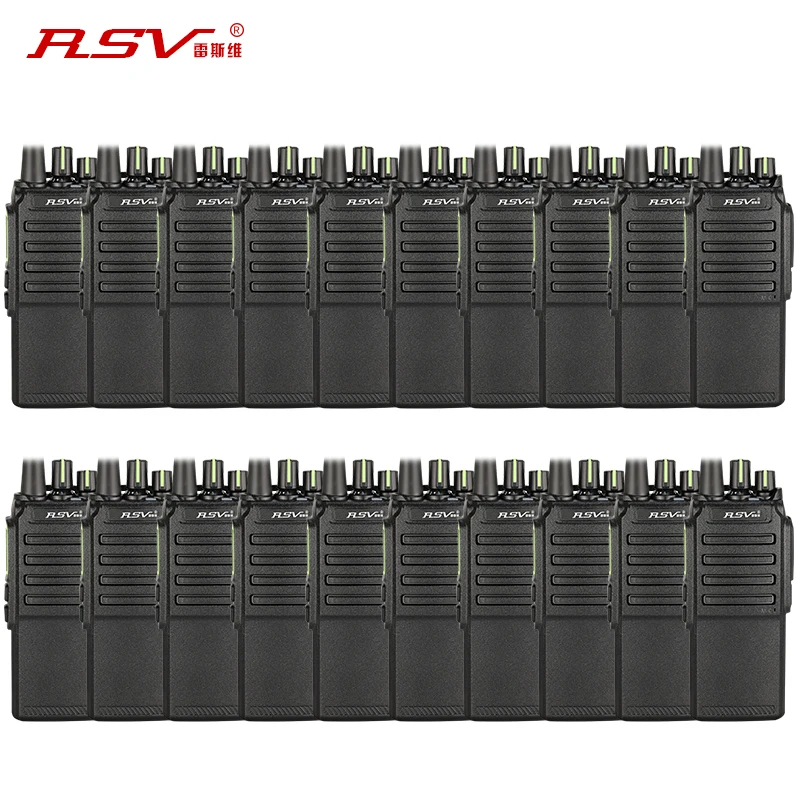 Рация цифровой/аналоговый ручной RSV v9-17W 20 штук скремблер Функция UHF VOX Шифрование