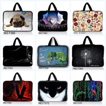 

Hot Sell 9.7 10 12 13 15 17 laptop bag tablet sleeve case with handle PC handbag 13.3 15.6 11 14 computer notebook cover pouch