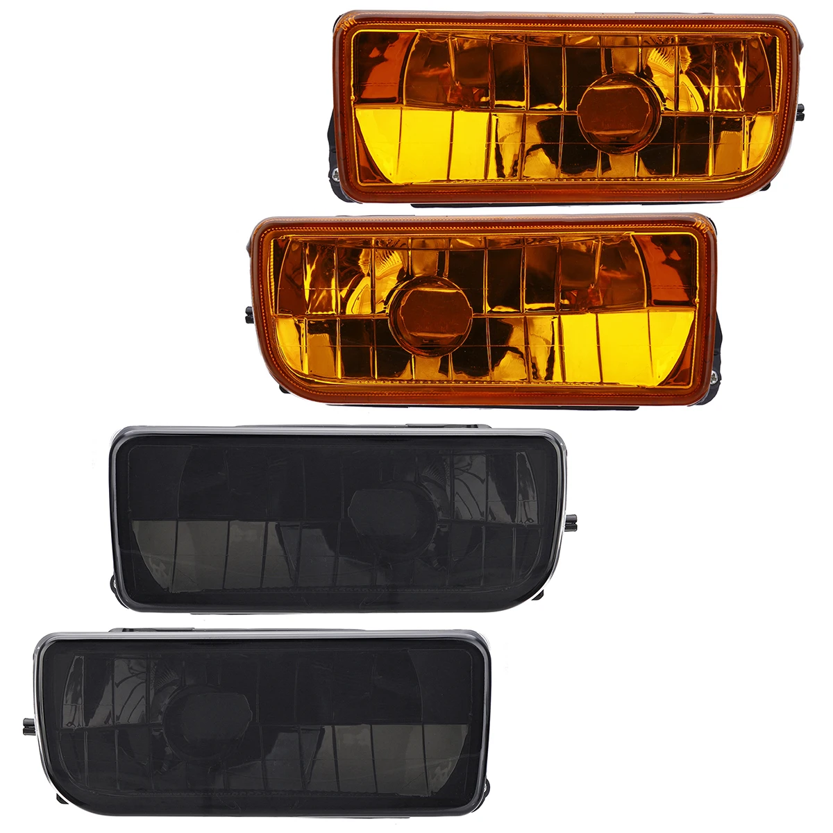 

1 Pair ABS Plastic Car Styling Light Crystal Lens Replacement Fog Lights Lamps without Bulbs for BMW 1992-1998 E36 3 Series