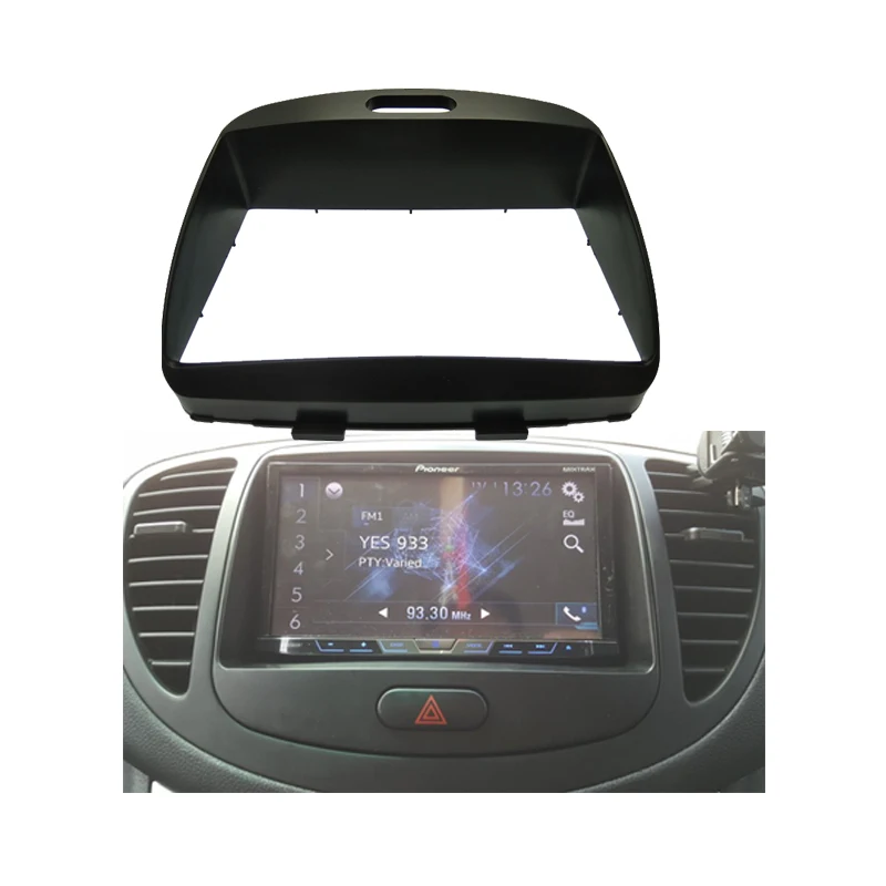 

2DIN Car Radio Fascia fit for HYUNDAI i-10 i10 stereo Stereo Face Frame Panel Dash Mount Kit radio dvd stereo fascia