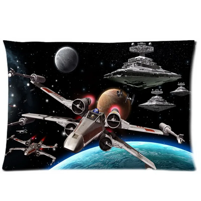 Custom star wars Pillowcase Rectangle Printable Pillow Cover Zippered
