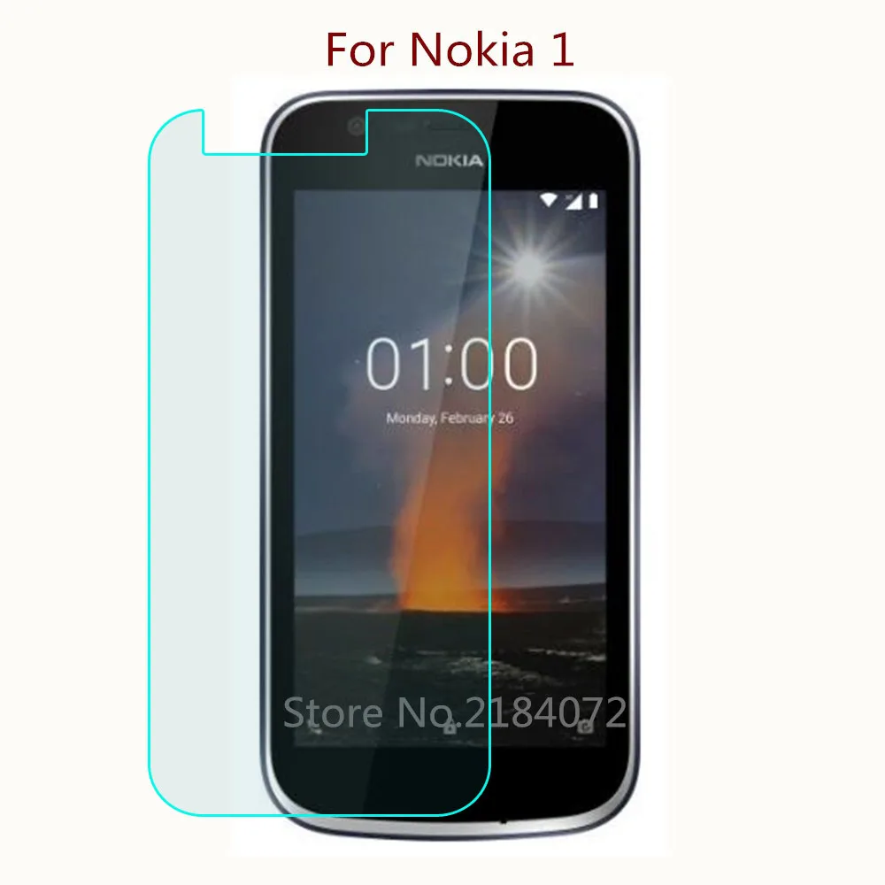 9H 2.5D Screen Protector Glass Phone For Nokia 1 Tempered SmartPhone Front Film Protective | Мобильные телефоны и