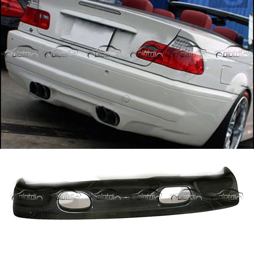 

MVR Style Carbon Fiber Rear Lip Bumper Spoiler Diffuser for BMW E46 M3 Car Styling