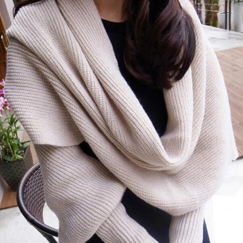 200pcs/lot Winter Warm Scarf Winter South Korea Wool Knitting Scarf