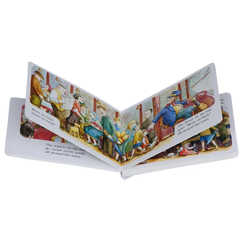 Лидер продаж книги колеса на шине просвещения переворачивает картонные книга Китайский Английский детские книги От 0 до 6 лет libros антистресс book