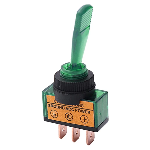 

12V 20A Illuminated Flick Toggle SPST ON/OFF Switch Car Van Boat Dash Board Panel