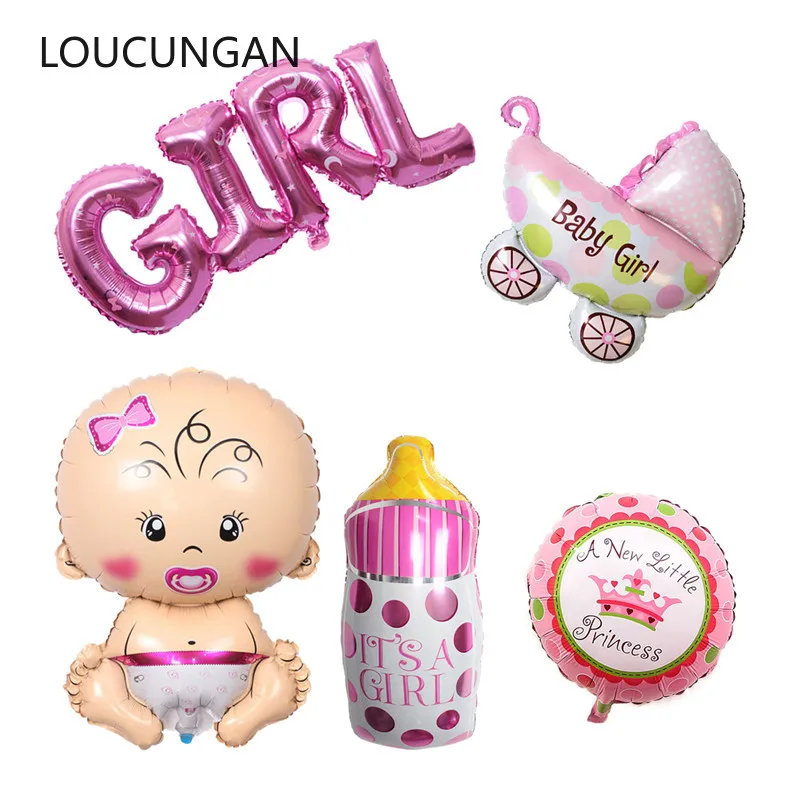 Baby Shower Boy Girl 1st Birthday Foil Balloons Hat Brithday Party
