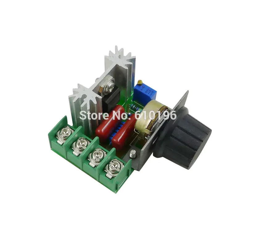 

2000W SCR High-Power Electronic Voltage Regulator 220V, For Appliance Speed / Voltage / Temperature Control