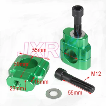 

CNC HandleBar 1-1/8" Fat Bar Risers Mount Clamp M12 Fit KX KXF KX125 KX250 KX250F KX450F Dirt Bike Motocross Enduro Supermoto