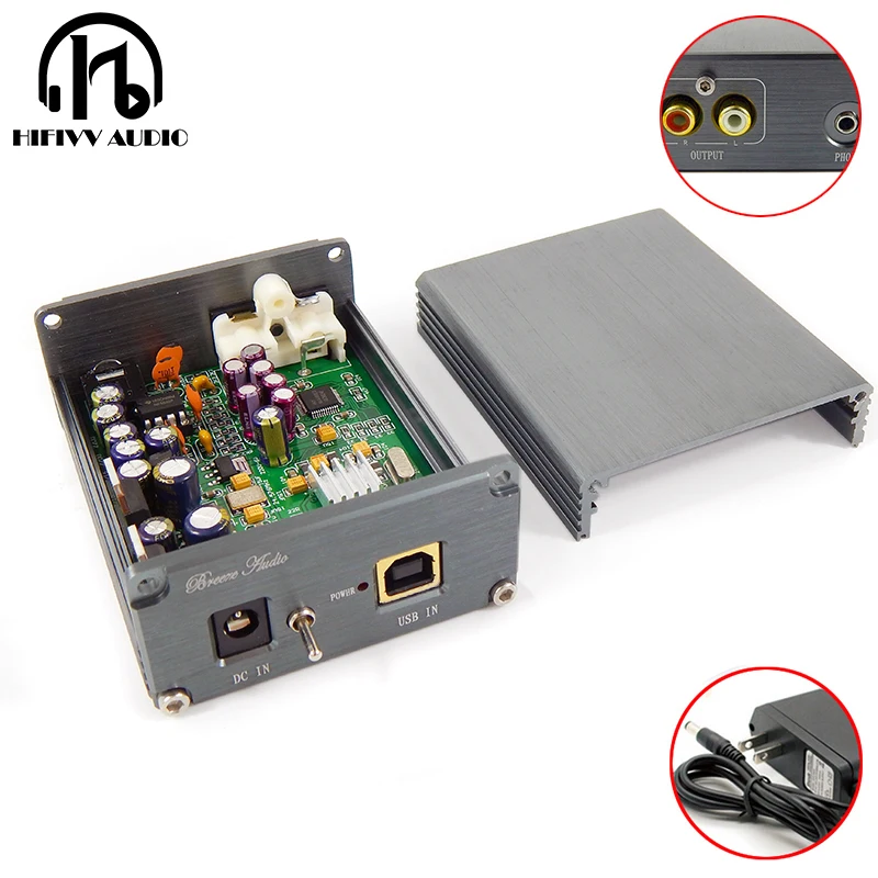 

hifi mp3 decoder XMOS U8 + AK4490 AMP NE5532 USB DAC board Headphone Output Support for PCM 192kHz