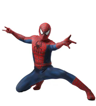 

Spider Versions Tobey Spiderman Cosplay Jumpsuit Set SpiderMan Costume Halloween Cosplay Costume Fashion Figure Suit Drop Ship