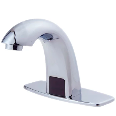 

Free shipping Hot selling sensor face basin faucet with polished chrome bathroom sensor basin sink mixer taps , sensor faucet