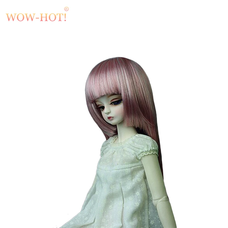 WOWHOT 1/4 Bjd SD парики для кукол высокотемпературный провод длинные прямые