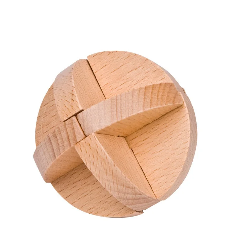 

Montessori wooden Puzzle Wire IQ Mind Brain Teaser Puzzles for Children Adults Anti-Stress Reliever Toys