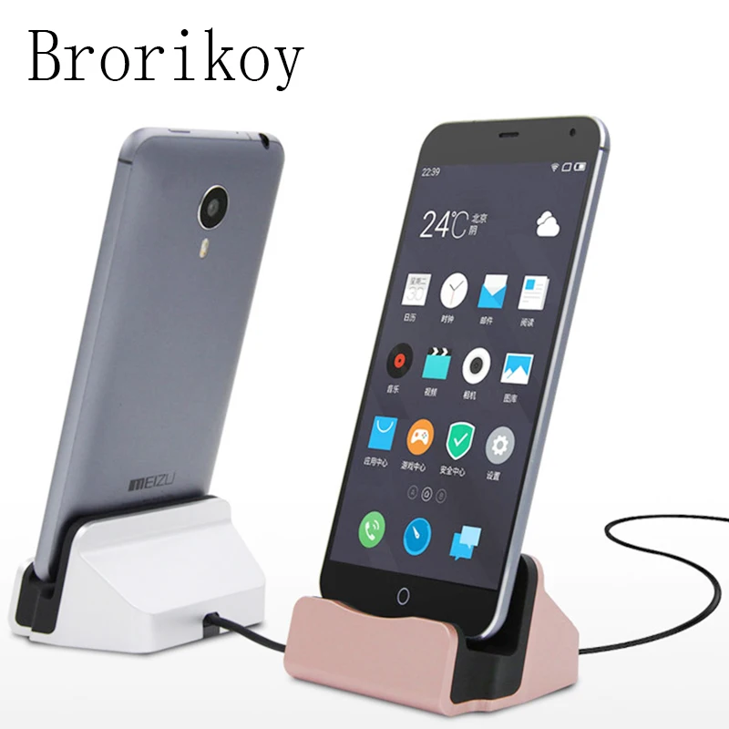 

Keyounton USB Charger Dock for bel'kin Samsung iPhone Mobile Phone Adapter Universal Micro Type-C Cable Desktop Stand Charge