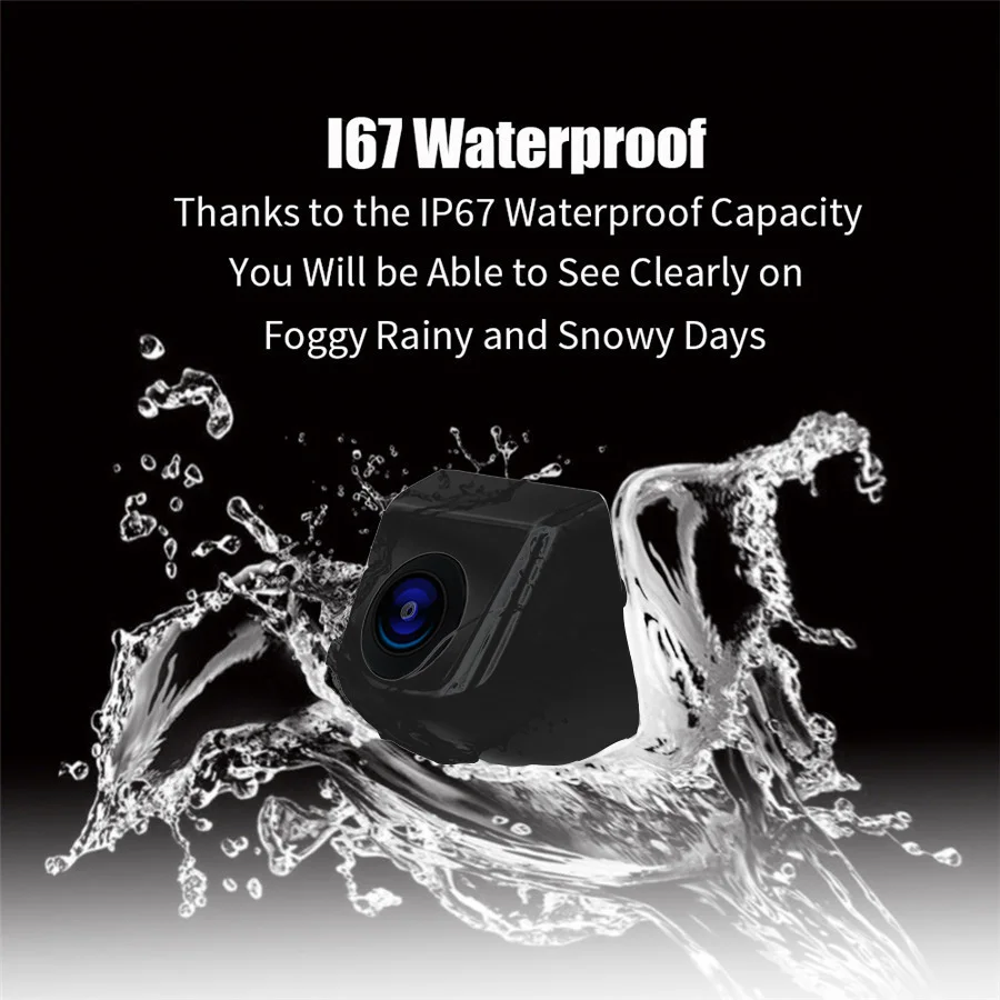 

180 Degree Korean Screw Reversing Camera Night Vision Waterproof HD Car Front View Backup Parking Assistance Camera