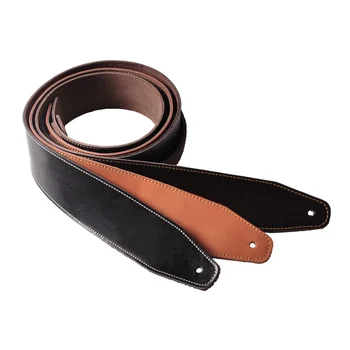 

Soft and durable leather guitar with acoustic guitar bass with adjustable guitar strap