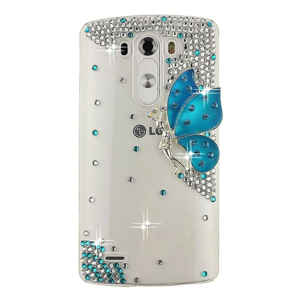 

Fashion 3D Bling Crystal Rhinestone Case For LG G6 G5 G4S G4 Beat G4/G3/G2/G3 mini/H740/K7/K10 Transparent Clear Diamond Cover