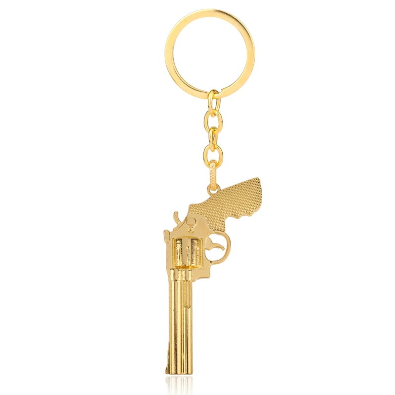 dongsheng Fashion Miniature Revolver Pistol Weapon fashion Model Keychain Key Rings New Mini Gun key Chain For Men Jewelry Gift dongsheng Fashion Miniature Revolver Pistol Weapon fashion Model Keychain Key Rings New Mini Gun key Chain For Men Jewelry Gift