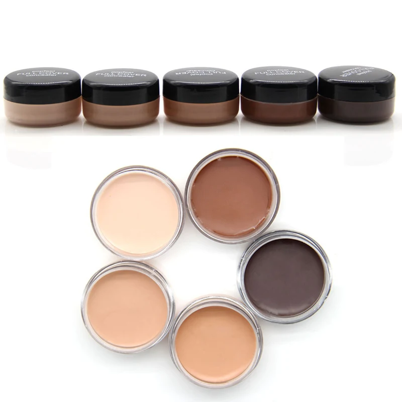 Popfeel Portable Round Full Cover Concealer Natural Makeup Concealers
