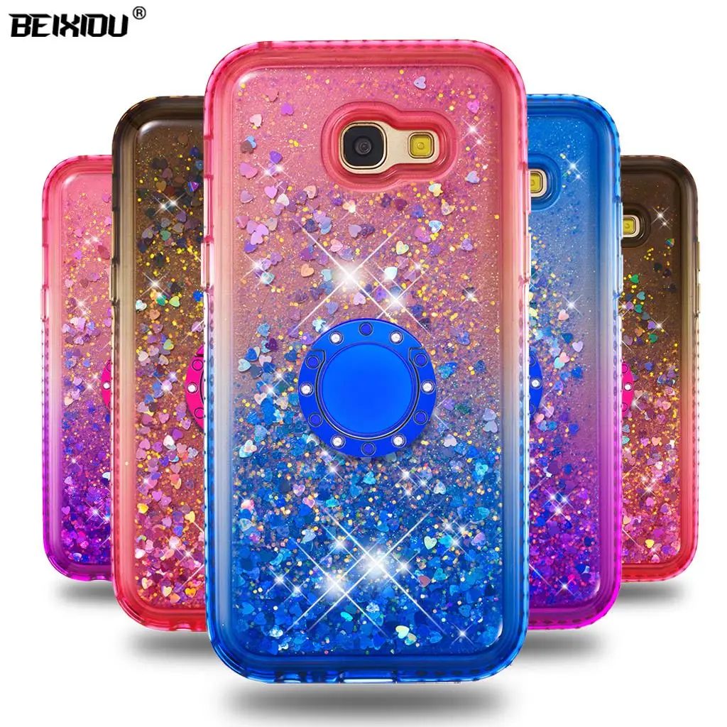 Quicksand bling Phone Case For Samsung Galaxy A5 2017 Cover TPU Back A520F 5.2&quot |