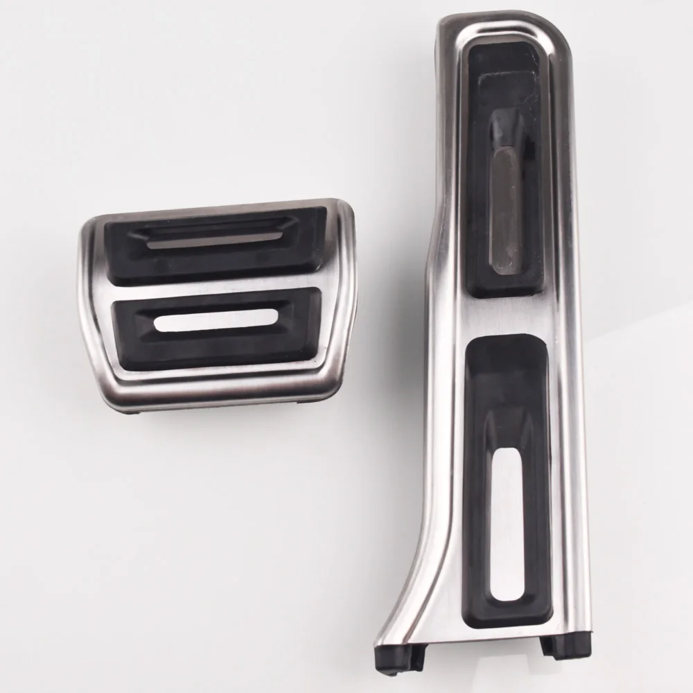 Stainless Steel Pedal Cover Stainless steel Car Pedal Pads Cover For Audi Q3 For Volkswagen Passat B7 Variant Touran Scirocco Car Stying
