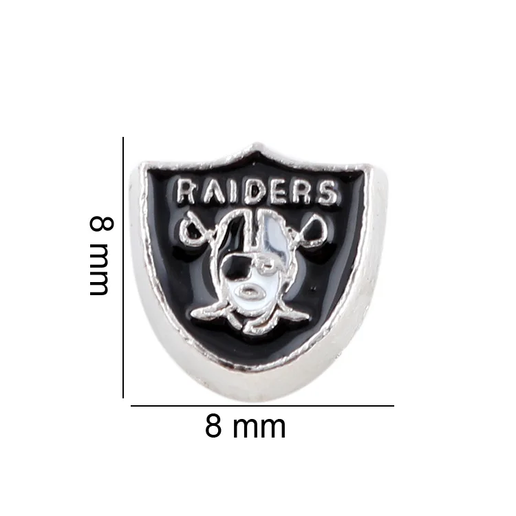 

Free Shipping, 20pcs Enamel Mixed Color Raiders Floating Charms Fit For Glass Living Memory Lockets, Gifts