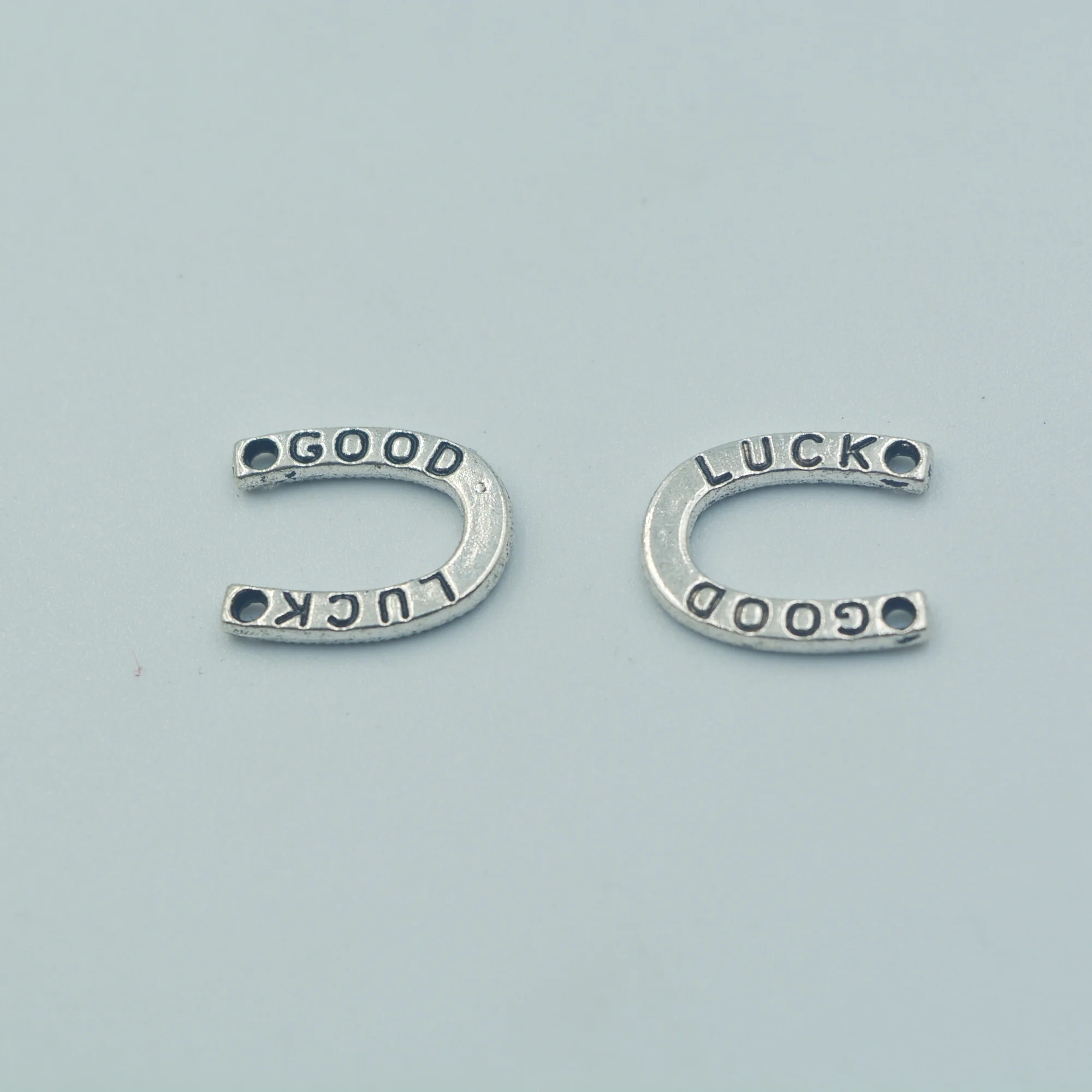 

40Pcs antique Silver Plated Good Luck charms for jewelry findings