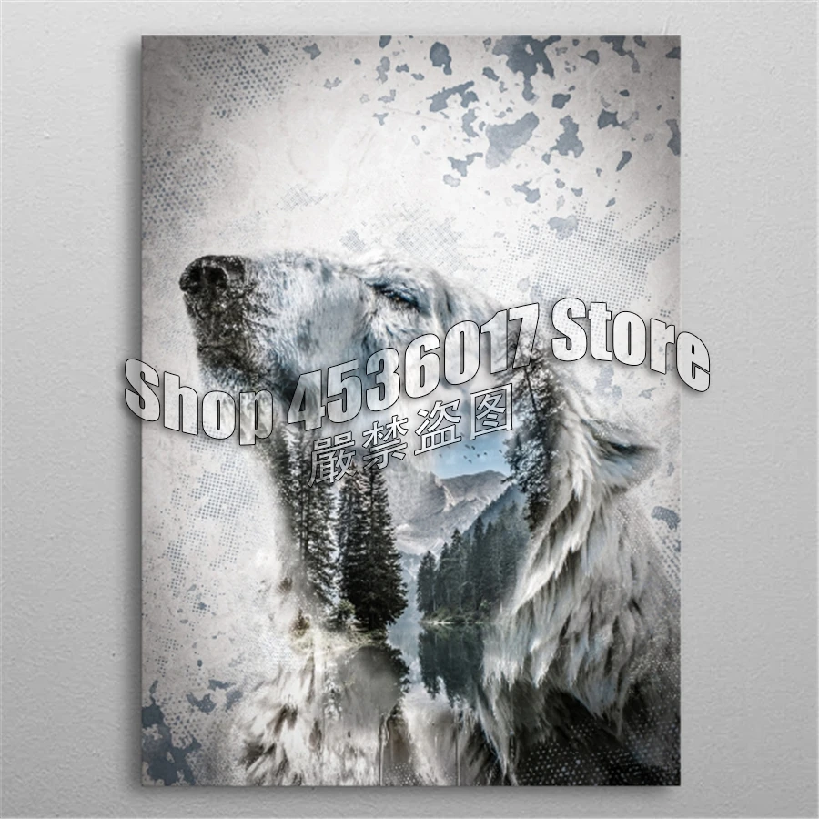 

Full 5D DIY Diamond Painting Lake Polar Bear Animals Diamond Embroidery Cross Stitch Diamond Mosaic Rhinestone Home decoration