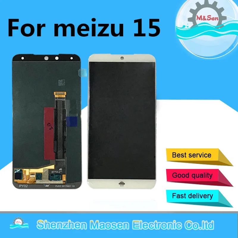 

Original M&Sen For 5.46" Meizu 15 MX 15 M881Q M881C M881M Snapdragon 660 Super AMOLED LCD Screen Display+Touch Panel Digitizer