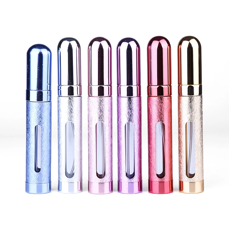 Mini 12ml Refillable Bottles Containers Empty Atomizer Perfume Bottle Scent Pump Spray Case Travel Parfum Cosmetic Containers P1