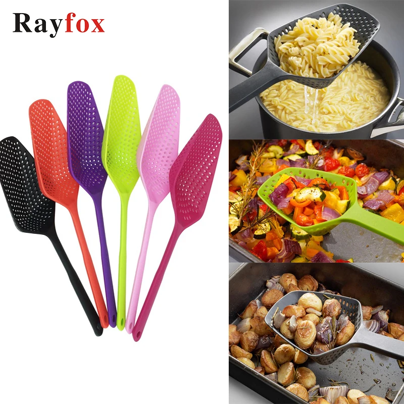 

Kitchen Accessories Gadgets Nylon Strainer Scoop Colander Drain Veggies Water Scoop Gadget Kitchenware Kitchen Cooking Tools