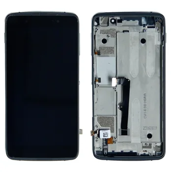 

H LCD Screen and Digitizer Full Assembly with Frame for Alcatel One Touch Idol 4 LTE / 6055