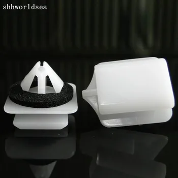 

shhworldsea 100PCS auto plastic fastener Car threshold card buckle for ford linco