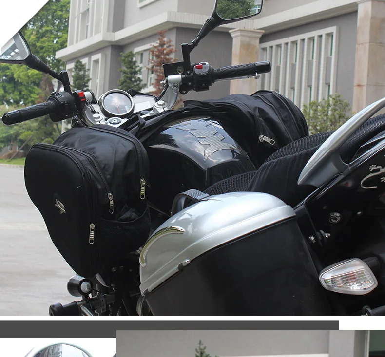 Alforjes à Prova Bolsa de Sela de Viagem Pro-motociclista Moto Rcycle Dwaterproof Água Equitação Corrida Cauda Bolsas Capacete Multifuncional Bolsa um Par 4 China saddle bag Suppliers